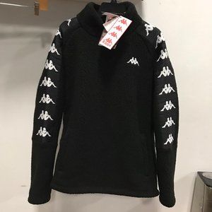 NWT KAPPA RARE thick warm Sweater black L